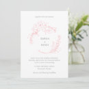 Recherche de pink floral mariage invitations Simple