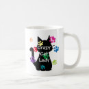 Recherche de silhouette de chat tasses Adorable