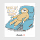 Zoek naar luiaard cartoon stickers Grappig