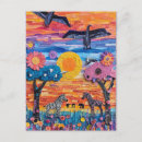 Recherche de illustration zèbre cartes postales Coloré