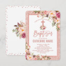 Recherche de rose de bébé baptême invitations Pour enfants