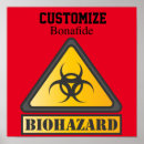 Recherche de risque biologique posters Toxique