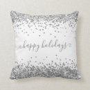 Recherche de argent coussins Girly