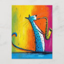 Recherche de chat bleu cartes postales Animal