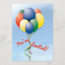 Recherche de volant invitations Ciel bleu