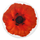 Recherche de fleur rouge boutons et poignées de porte Orange