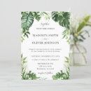 Recherche de tropical greenery mariage invitations Couple
