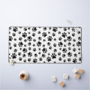 Recherche de patte chat tapis souris Noir et blanc