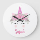 Recherche de licorne rose horloges Mignon
