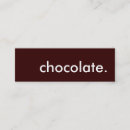 Recherche de brun chocolat cartes visite Personnalisation