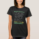 Zoek naar mathe dames tshirts Wiskunde