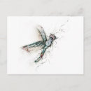 Recherche de illustration de libellule cartes postales Dessin