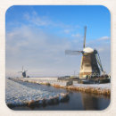 Zoek naar windmolen onderzetters Landschap