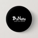 Zoek naar bananen buttons Grappig