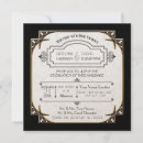 Recherche de grande gatsby invitations Années folles