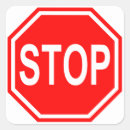 Recherche de stop sign autocollants Panneau de signalisation