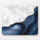 Recherche de bleu marine blanc tapis souris Élégant