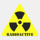 Recherche de signe de danger autocollants Radioactif