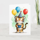Recherche de tigre anniversaire cartes Pour tous