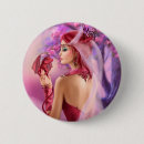Recherche de belle femme badges Illustration