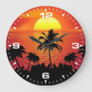 Recherche de silhouette de palmier horloges Palmiers