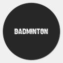 Recherche de volant de badminton autocollants Raquette