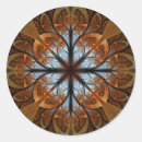 Recherche de fractale stickers autocollants Rouge