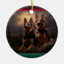 Recherche de chien de berger allemand ornements Noël