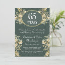 Recherche de soixantième de mariage anniversaire invitations Floral