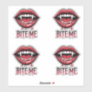 Recherche de dents de vampire autocollants Halloween