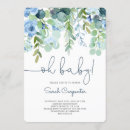 Recherche de oh baby shower garçon invitations Bleu poussiéreux