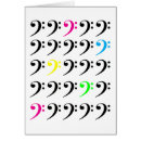 Recherche de symbole de musique cartes postales Clef