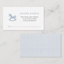 Recherche de cheval mignon invitations Bleu