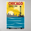 Recherche de vintage de chicago posters Rétro