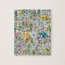Recherche de fleurs vintages puzzles Plante