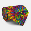 Recherche de motif mandala cravates Couleurs