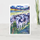 Recherche de laitier vœux cartes Aquarelle