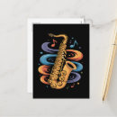 Recherche de saxophoniste cartes postales Instrument à vent
