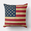 Recherche de drapeau américain grunge coussins États unis