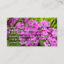 Recherche de fleur violette cartes visite Toute personne