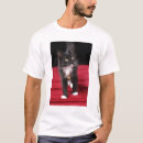 Recherche de chaton noir et blanc tshirts Félin