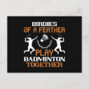 Zoek naar badminton briefkaarten Sport