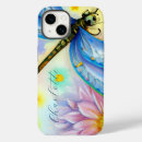 Recherche de libellule rose iphone coques Nature