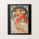 Recherche de alphonse mucha puzzles Belle femme