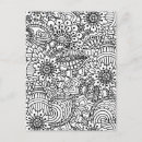 Recherche de zen doodle cartes postales Loup