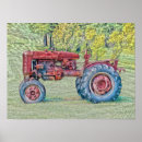 Zoek naar oude boerderij posters Tractor