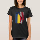 Recherche de drapeau roumain tshirts Américain