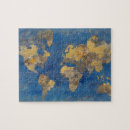 Zoek naar continents puzzels Reiskaarten