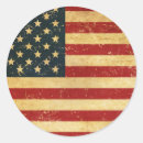 Recherche de drapeaux rayés autocollants Patriotique