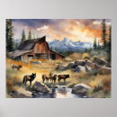 Recherche de loup de forêt posters Animaux